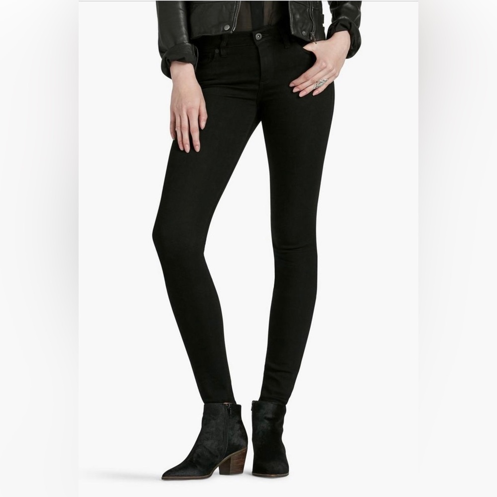 Lucky Brand m Brooke Mid Rise Legging Black Jean